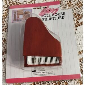 Vintage New Old Stock in Original Package Doll House Furniture Piano